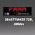 Тяговая батарея FAAM 36х5TTM435 72В, 400Ач для электропогрузчика Komatsu FB25-12