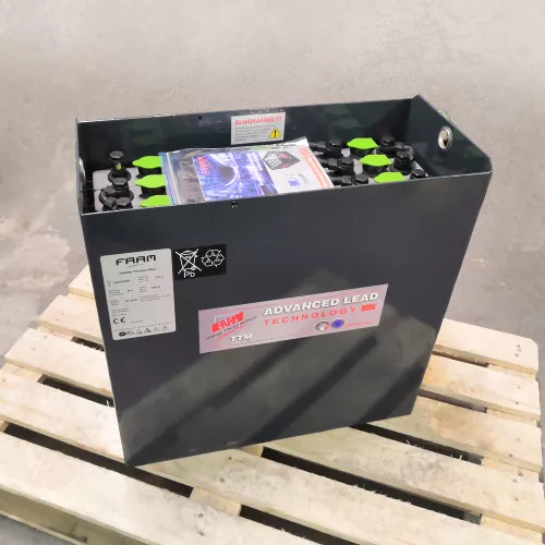Тяговая батарея FAAM 12х3TTM600 24В, 375Ач для электрического штабелера Yale MP20 T